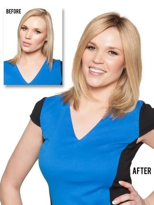 12" Top Form | Remy Human Hair Topper (Full Mono)