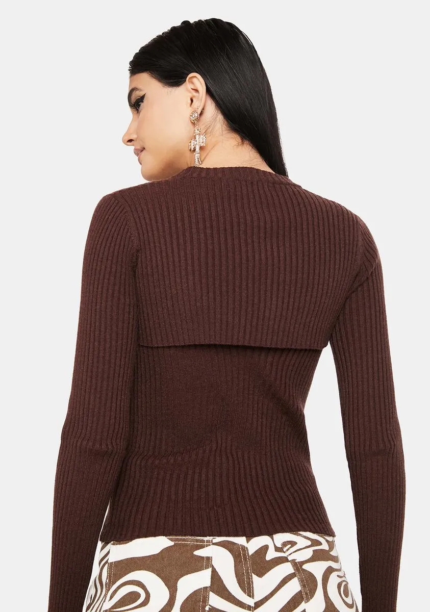 Alana Double Layer Knitted Top