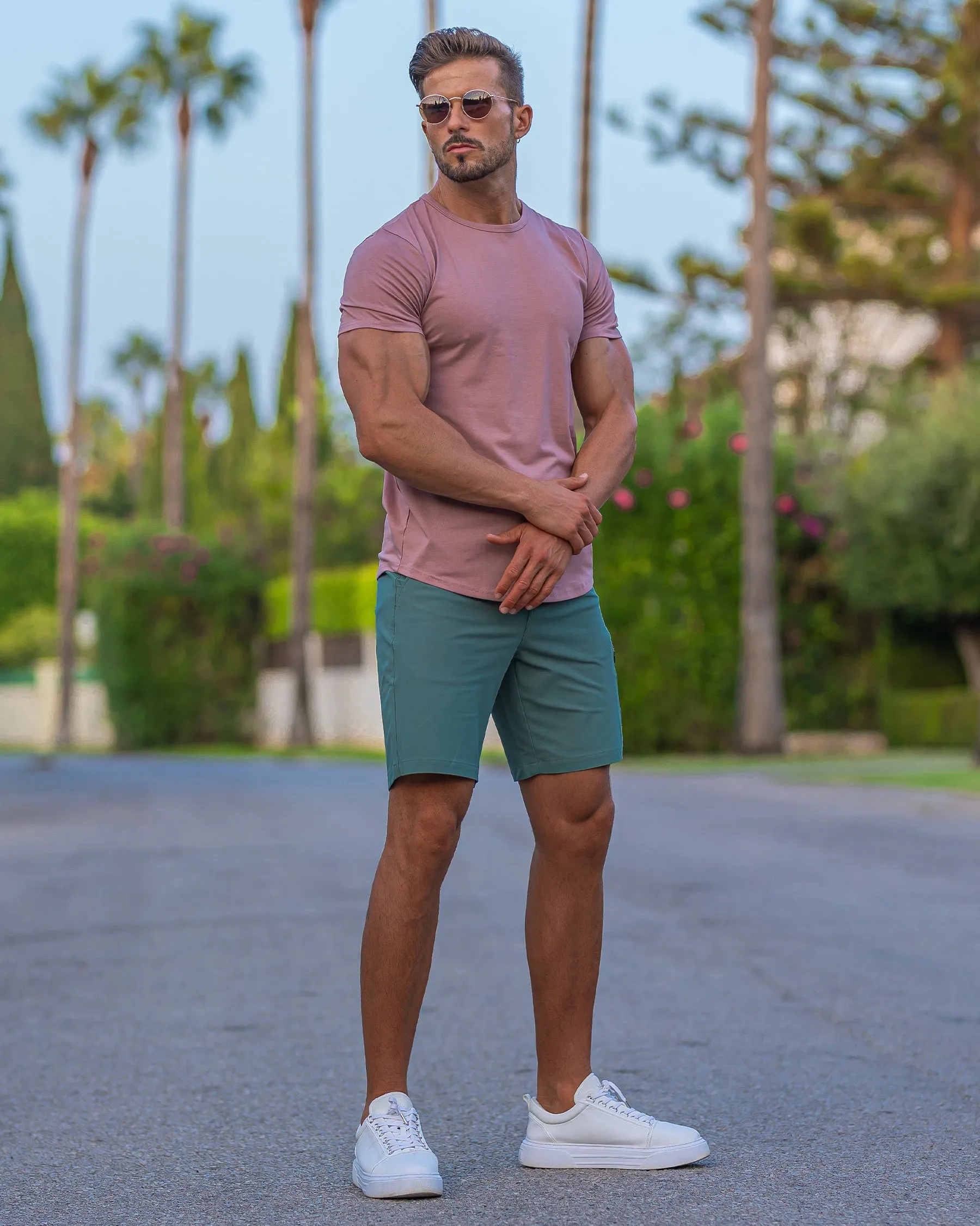 All Day Elite Curve-Hem Tee Short Sleeve New Color