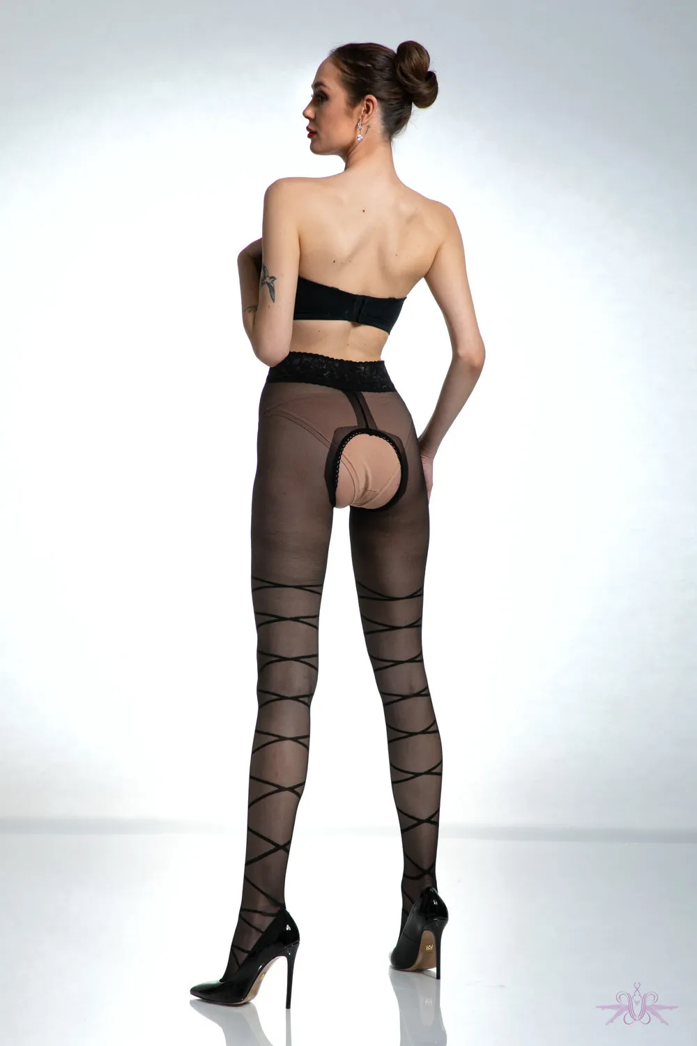 Amour Dominatrice Open Tights