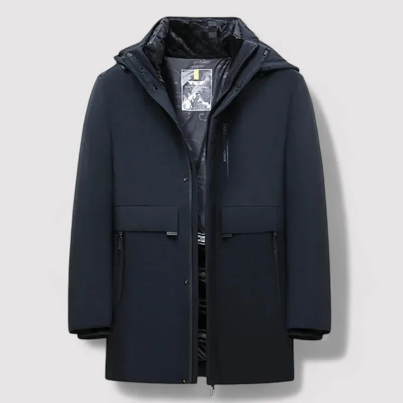 Ancien | Men’s Windproof Winter Parka Jacket with Warm Lining