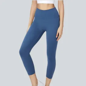 Ankle Length Comfort Leggings - Blue