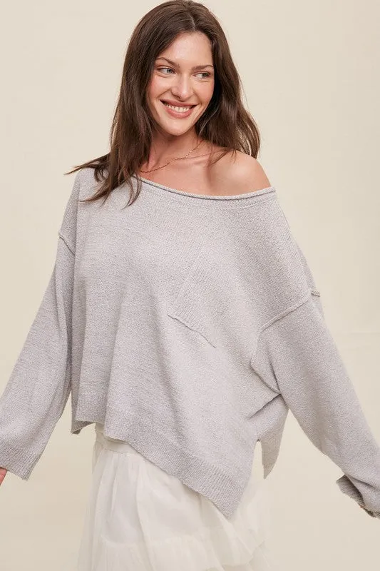 Austin Light Weight Crop Pullover Knit Sweater