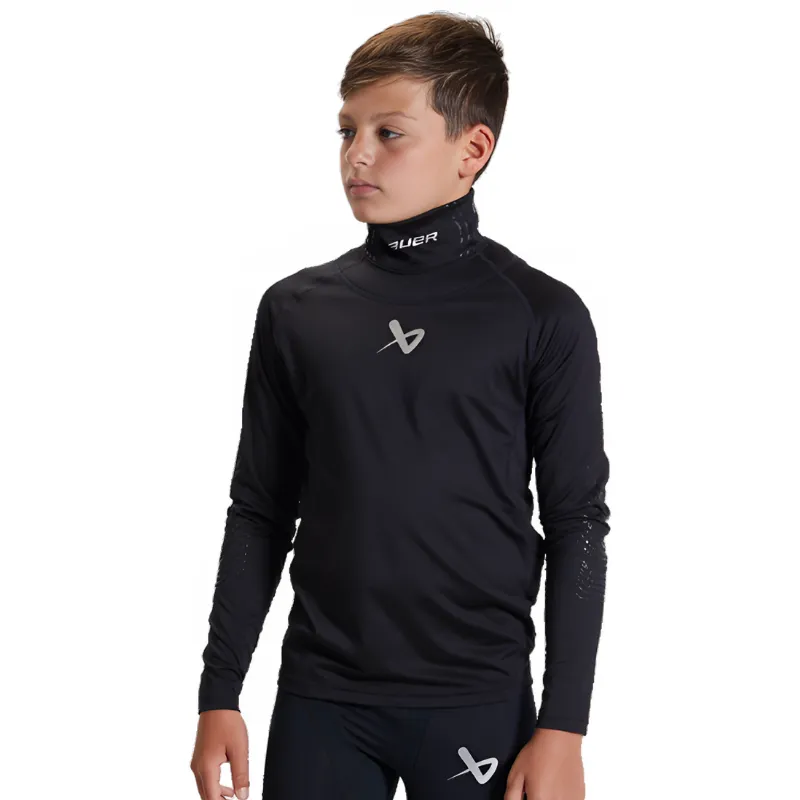 Bauer Ls Cut-Resistant Neck Protect Hockey Base Layer - Youth (2022)