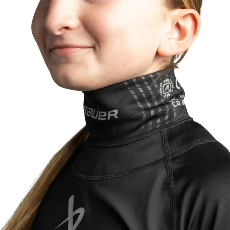 Bauer Ls Cut-Resistant Neck Protect Hockey Base Layer - Youth (2022)