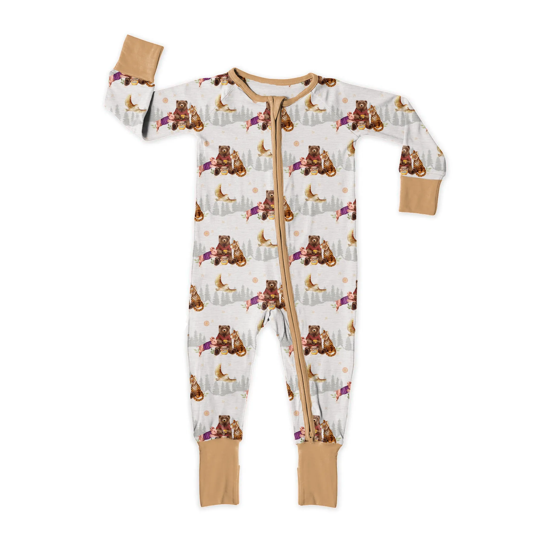 Beary Bunch Zip Romper