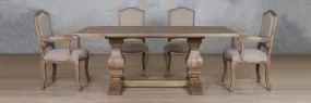 Belmont Wood Top & Duke 6 Seater Dining Set