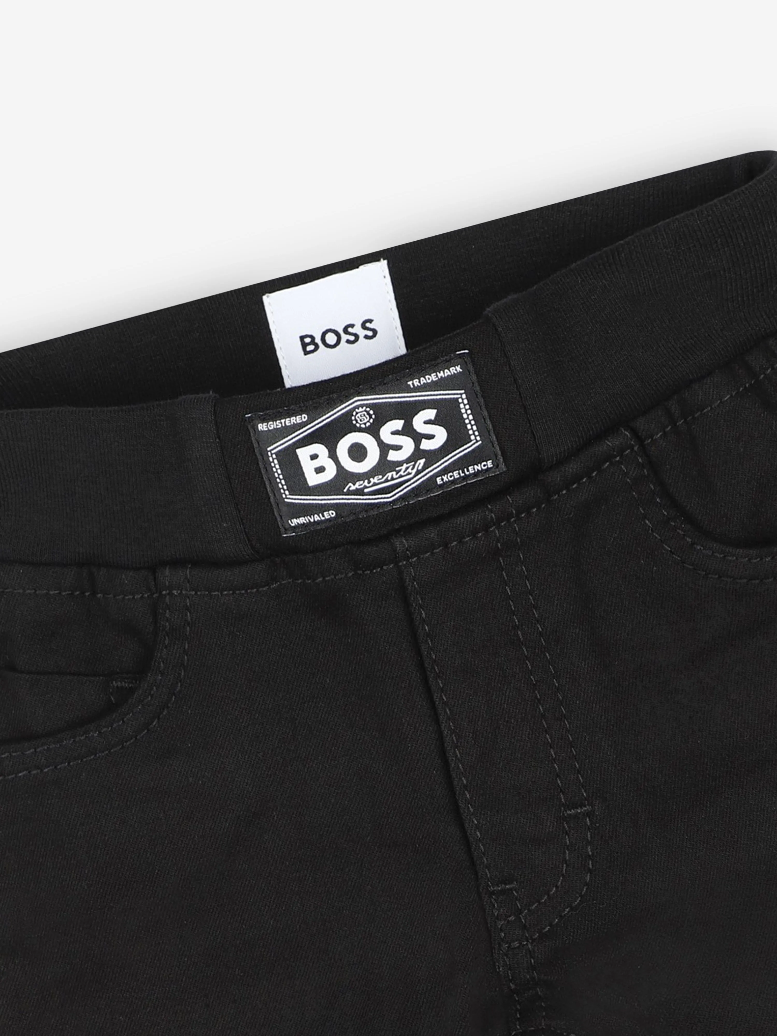 BOSS Baby Boys Denim Trousers in Black