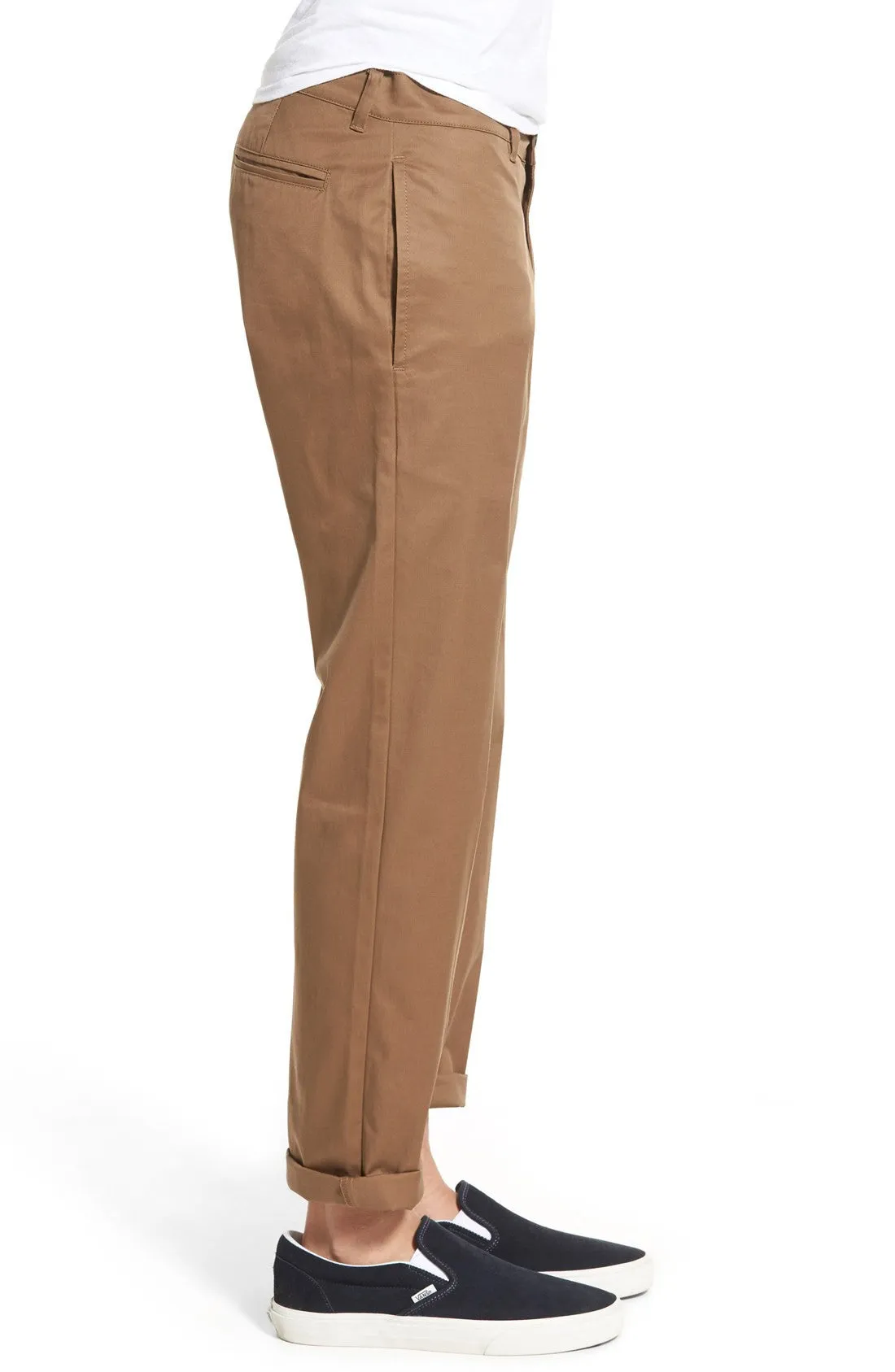 'Box' Straight Leg Chinos