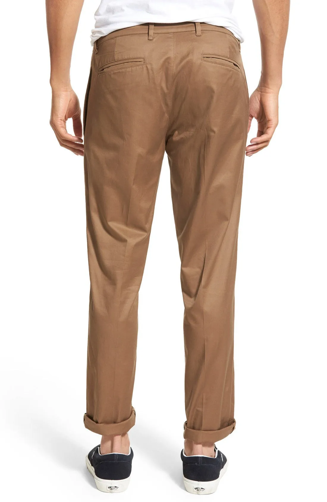 'Box' Straight Leg Chinos