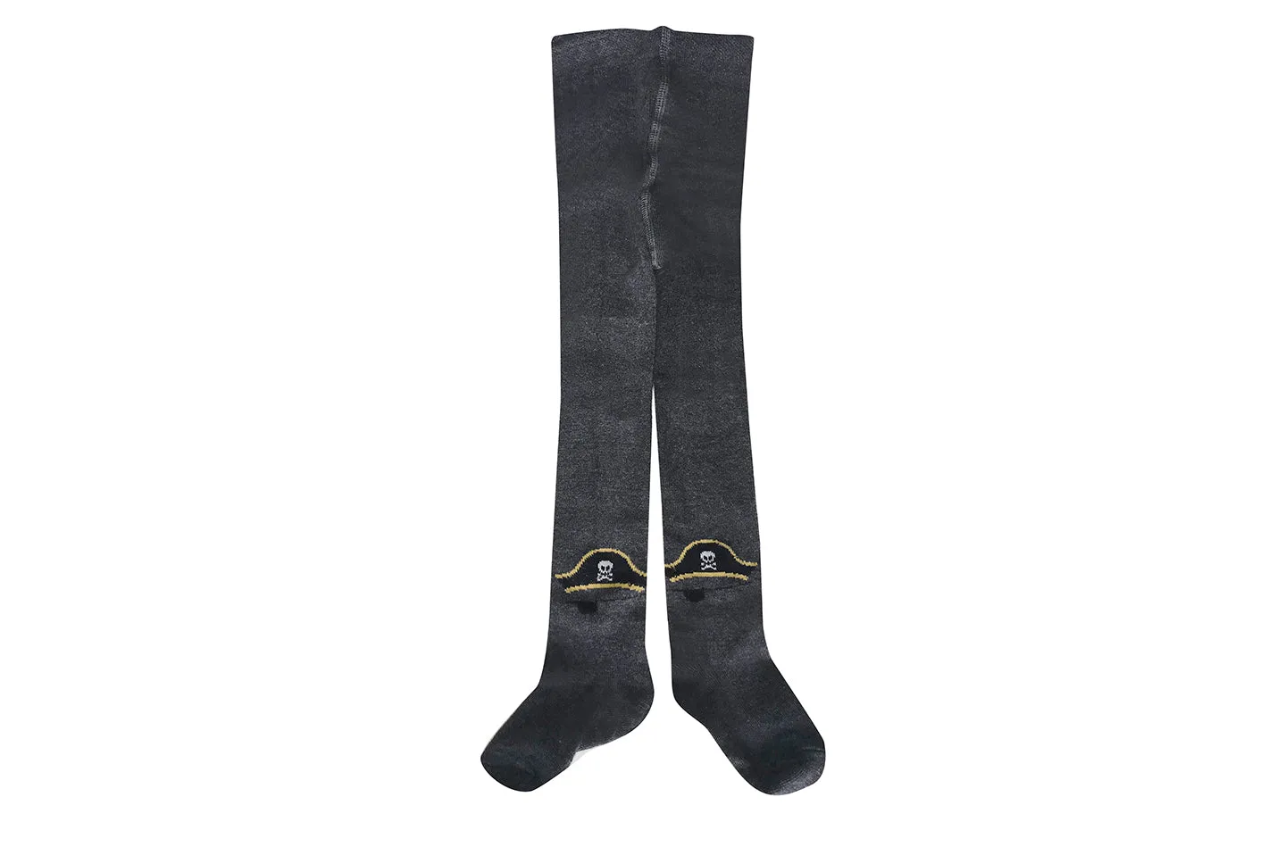 Boy's Cotton Tights - Pirate - Dark Grey