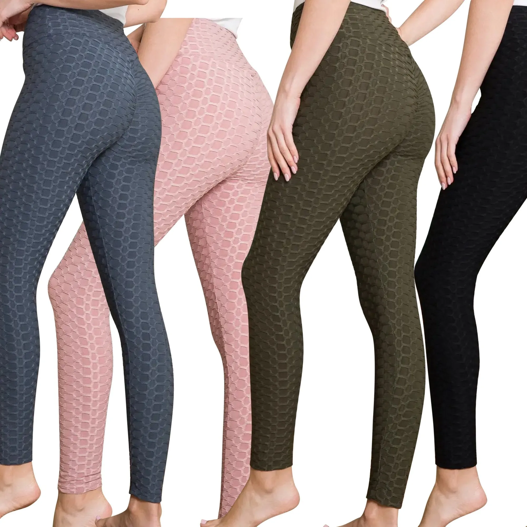 Bubble Butt Stretch Leggings for Women - Versatile Fitness and Everyday Wear