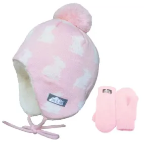 Bunny Sister Knit Hat & Mitten Set | Jan & Jul