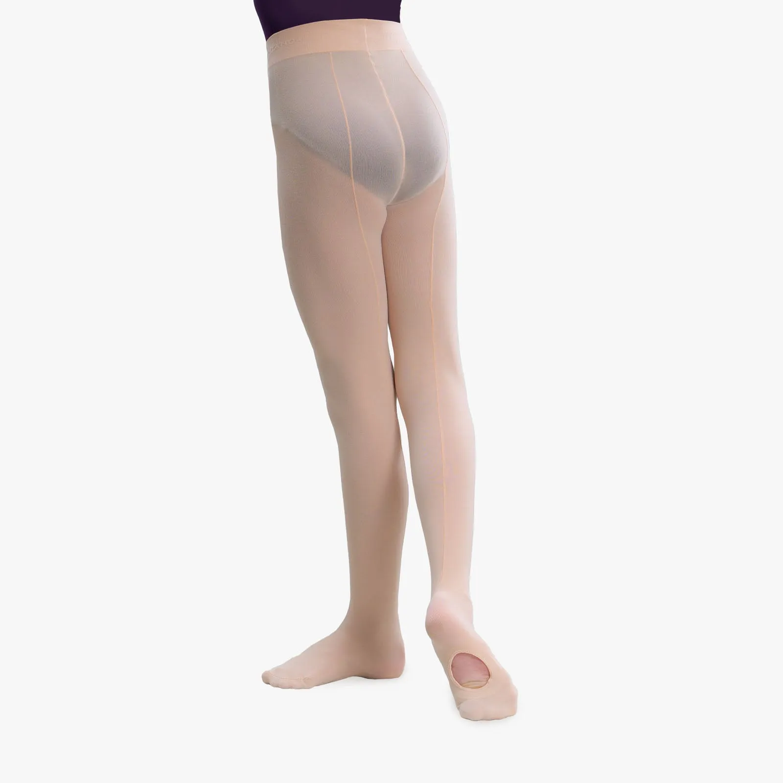 Child Mock Seamed Convertible Tights - TS99