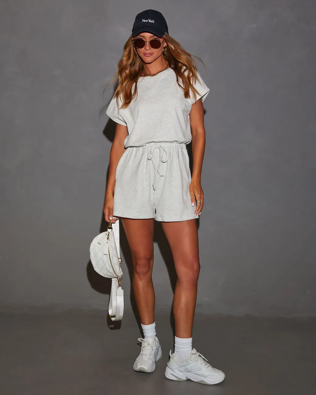 Comfy Chic Casual Drawstring Romper