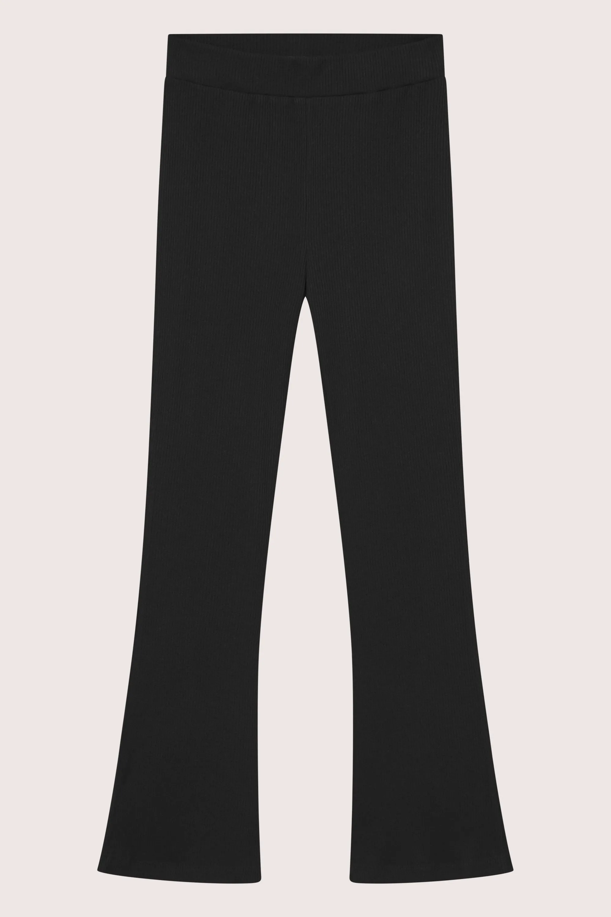 Daniela Rib Trouser - Black