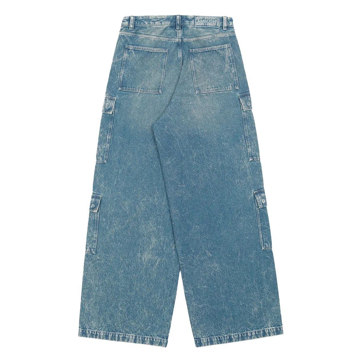 DENIM CARGO PANTS