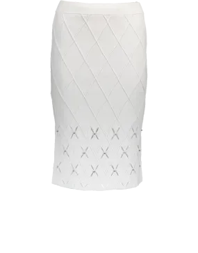 Diamond Argyle Pencil Skirt