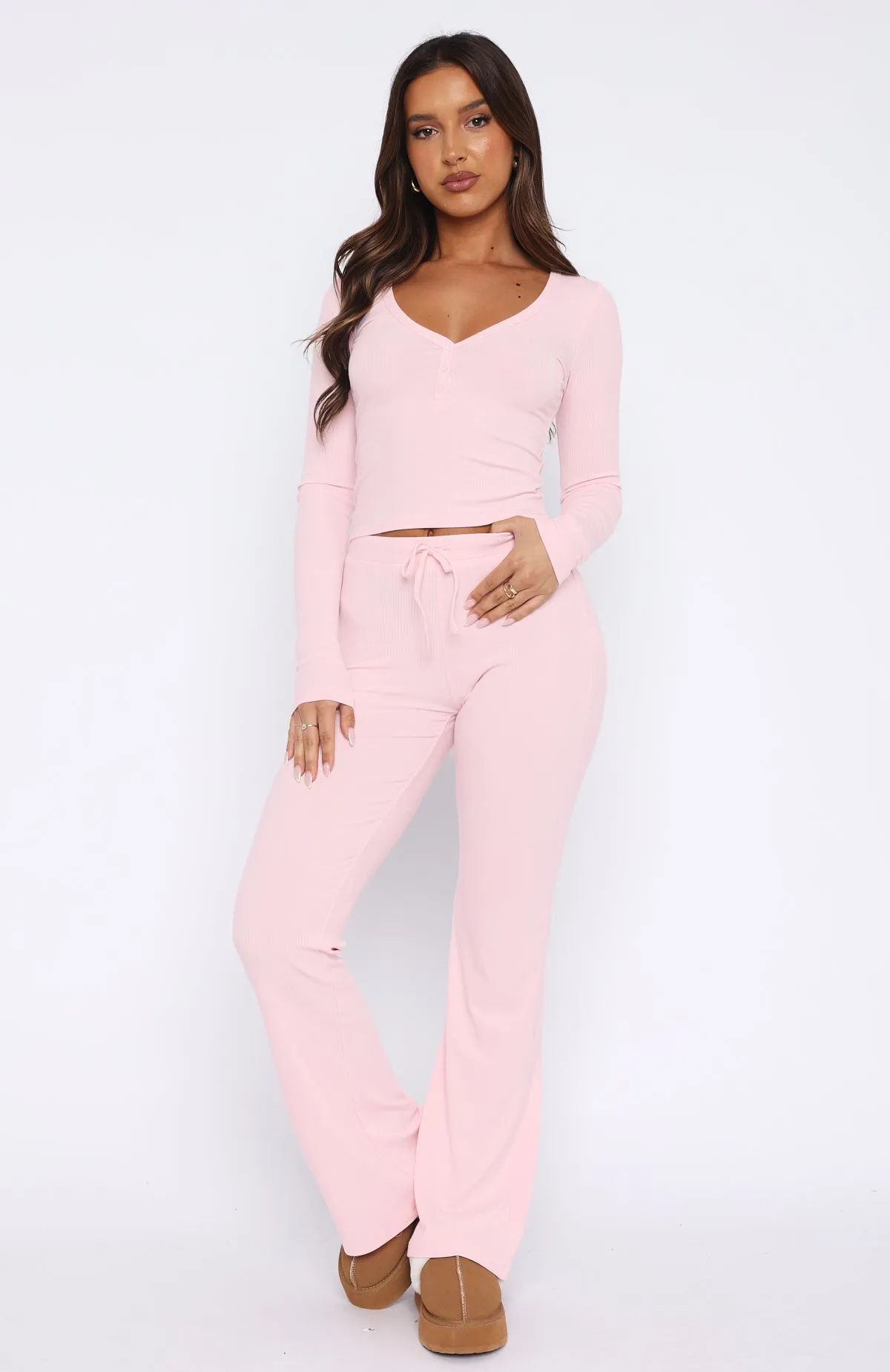 Don't Wake Me Up Pyjama Set Baby Pink