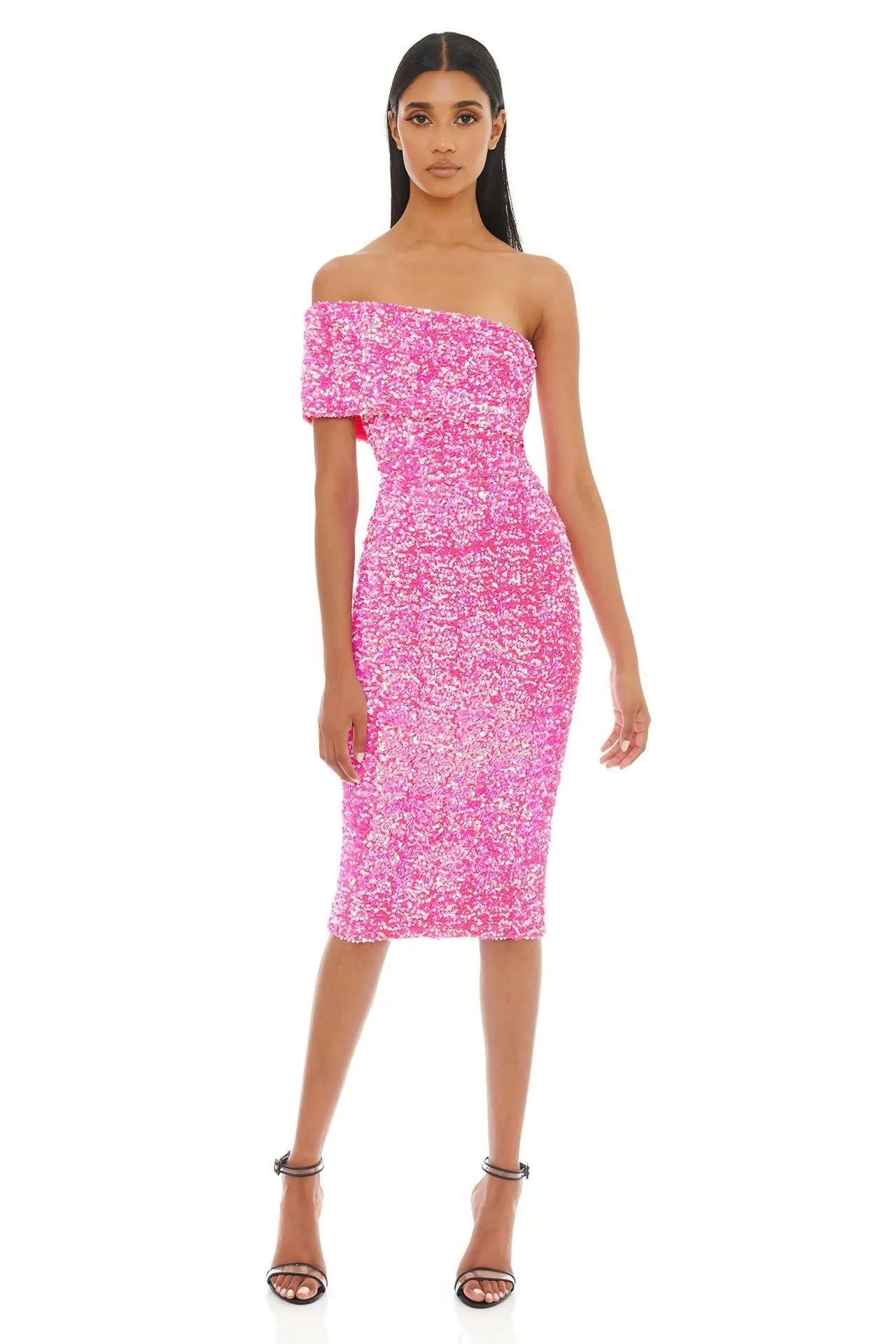 Eliya The Label Alyssa Dress in Pink Size 14