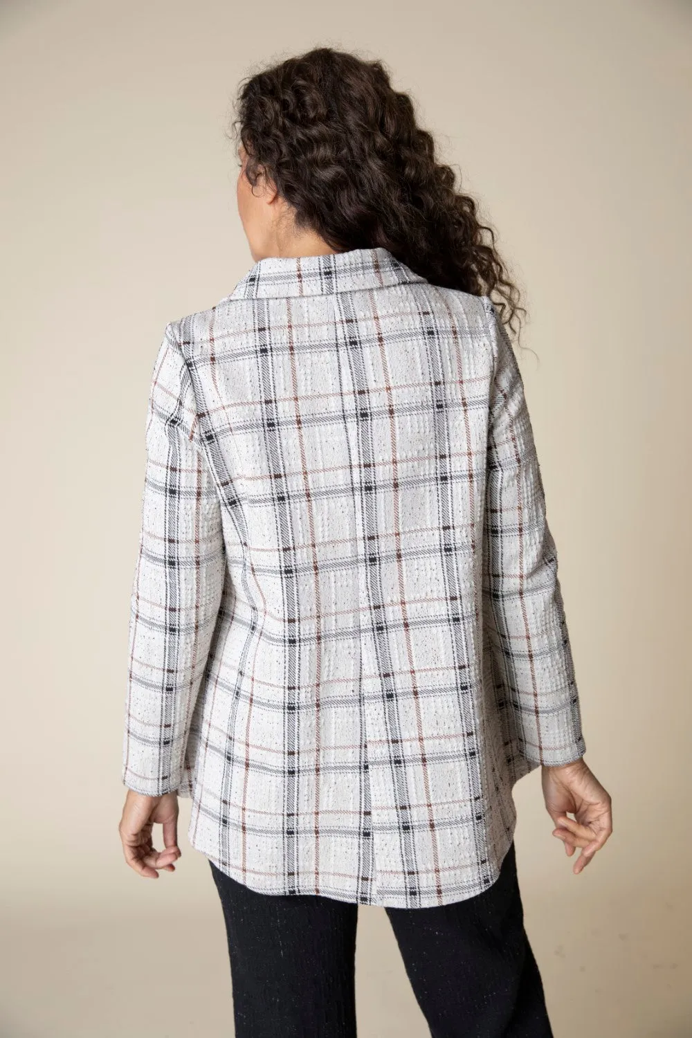 Fall Feels Plaid Swing Jacket