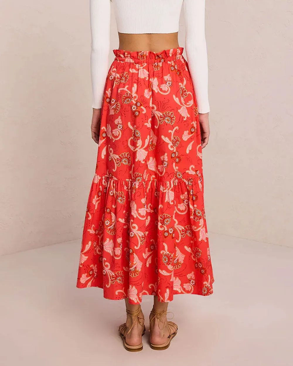 Francis Cotton Midi Skirt