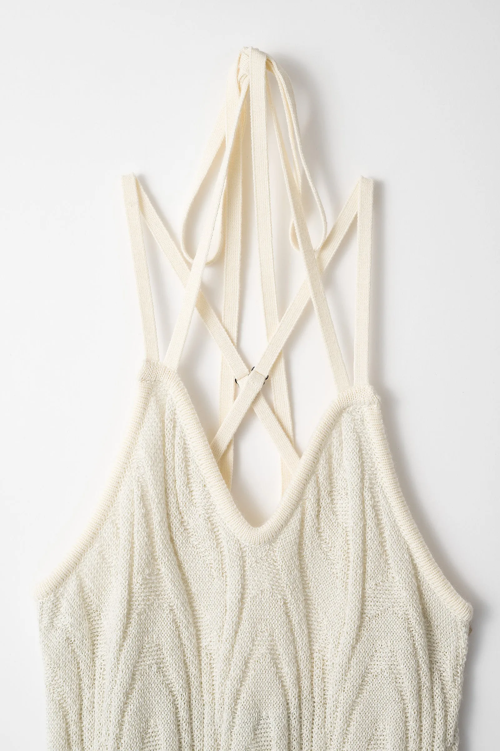 Frost knit camisole dress (Ivory)