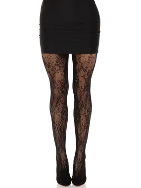 Garden Rose Lace Tights