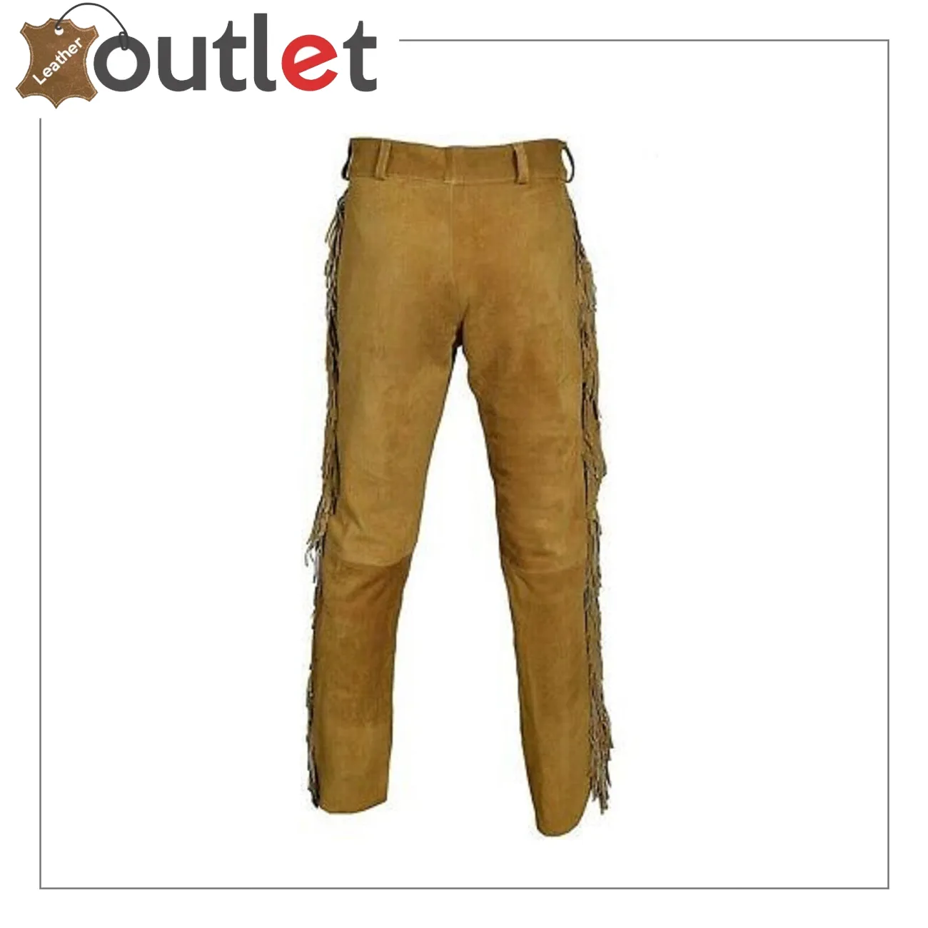 Genuine leather cargo pant