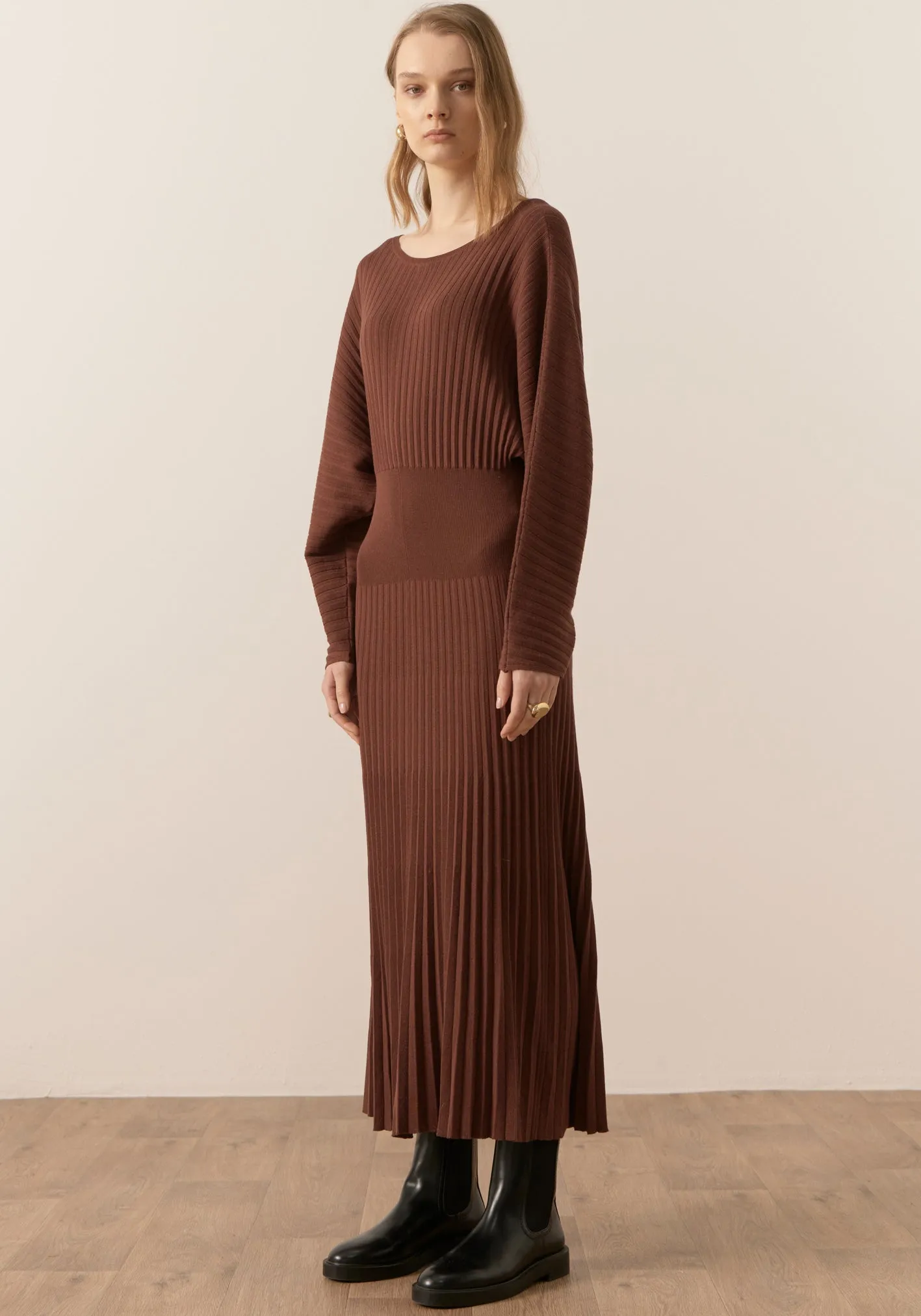 Gizelle Pleated Maxi Dress