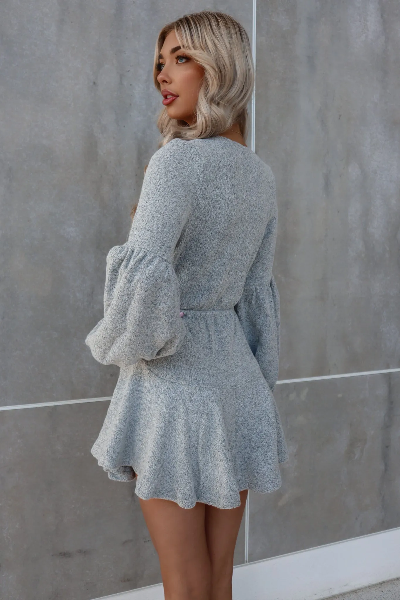 Gypsy Mini Dress - Grey