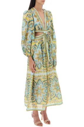 'halcyon' Midi Dress In Paisley Cotton (Size - 1)