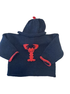 Hand Knit Lobster Rollneck