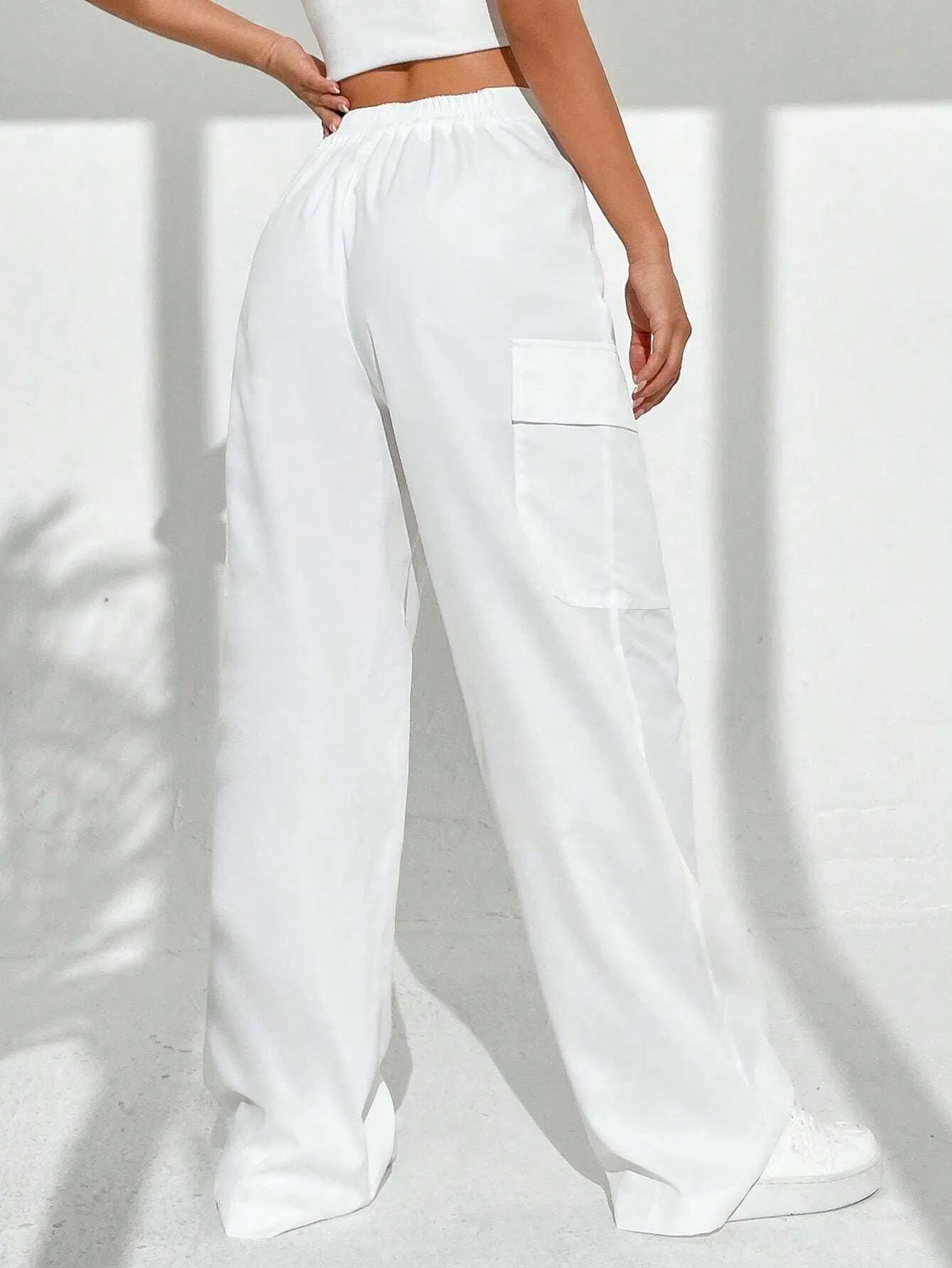 High Waist Loose Cargo Pant