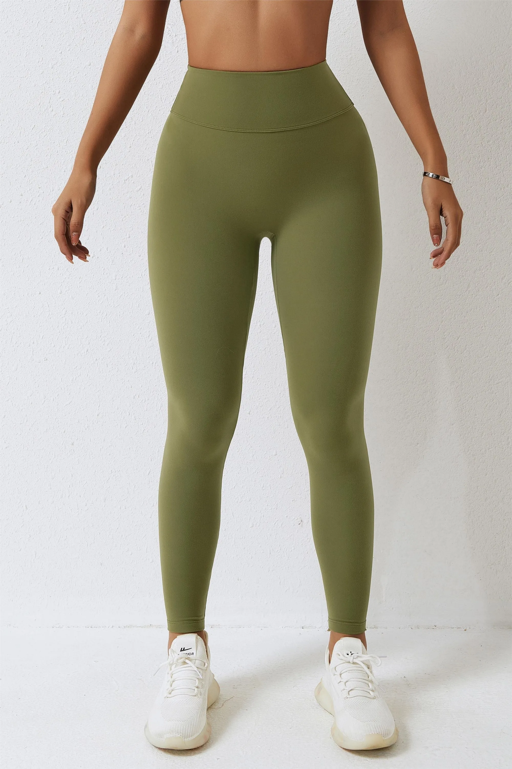 High-Waist Seam Free Scrunch Leggings