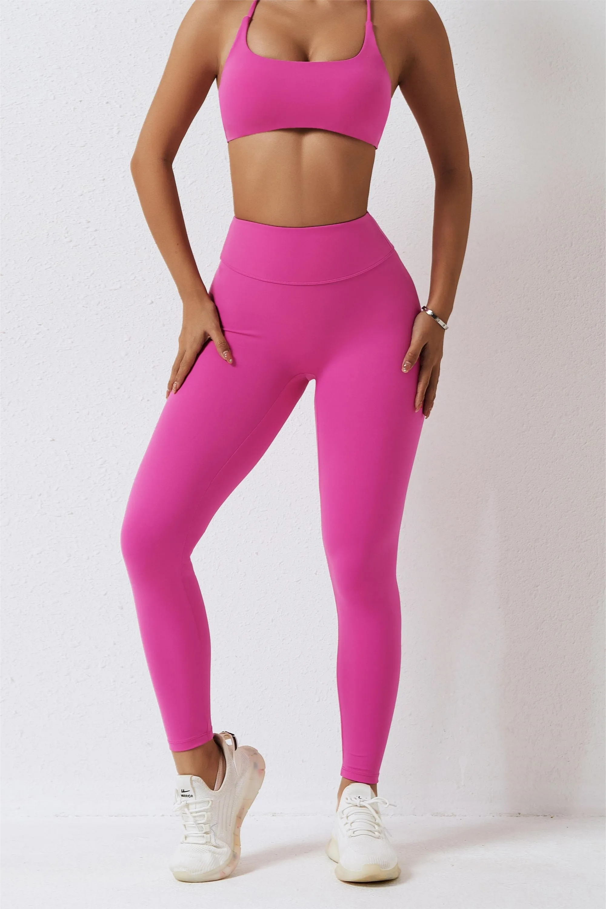 High-Waist Seam Free Scrunch Leggings