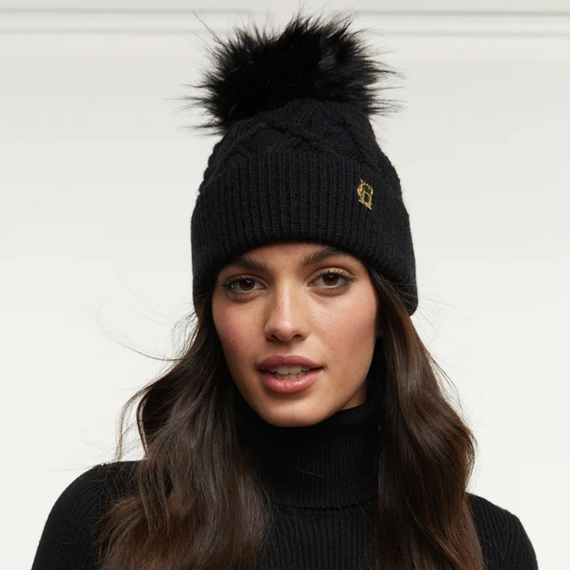 Holland Cooper Ladies Cortina Bobble Hat