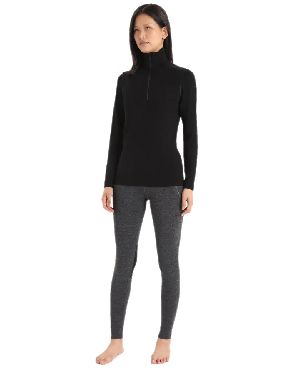 Icebreaker Womens Merino 260 Tech Half Zip Thermal Top