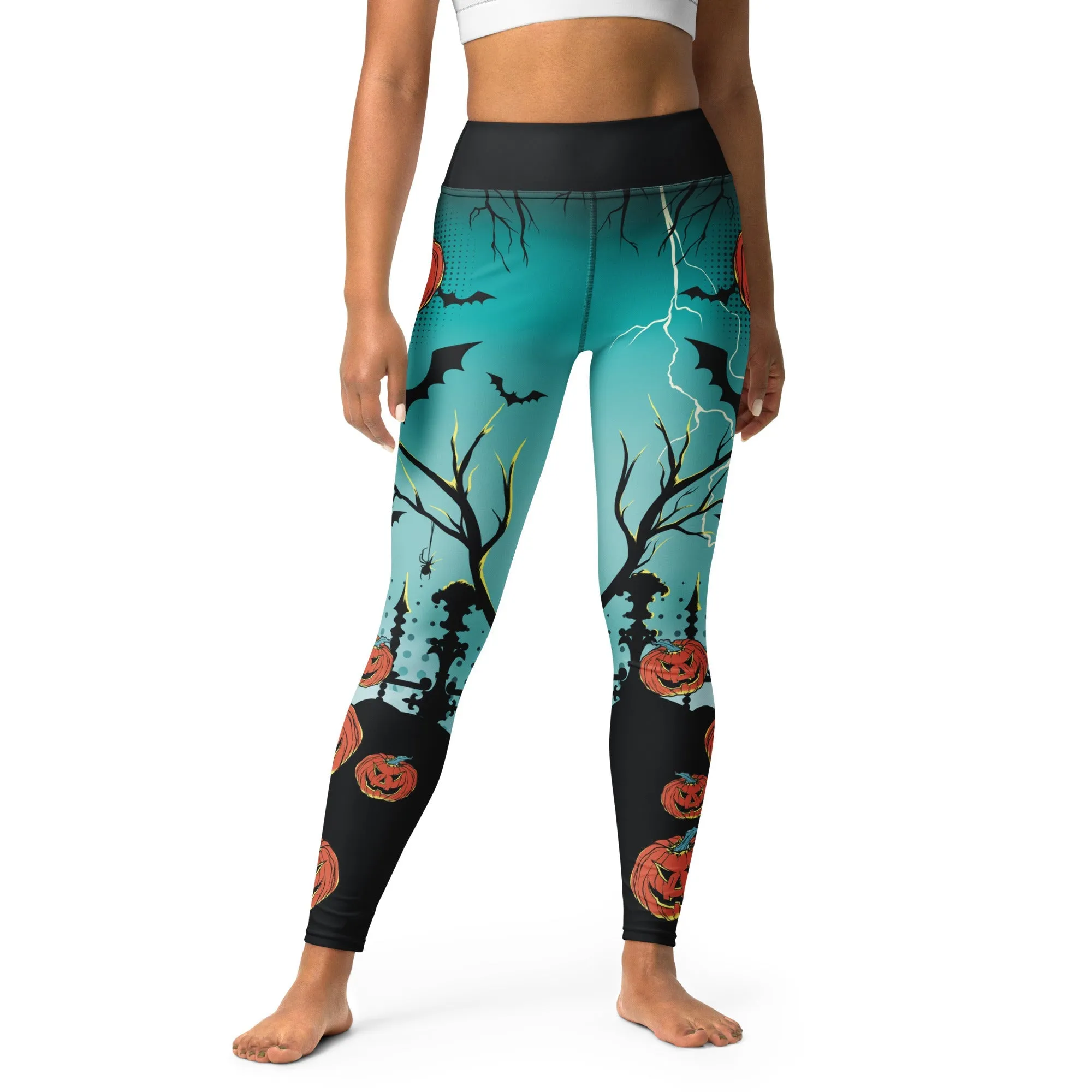 Jack O'Lantern Yoga Leggings