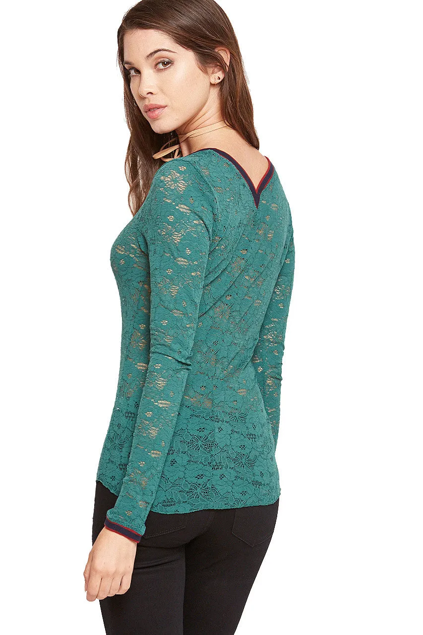 LACE LAYER TOP