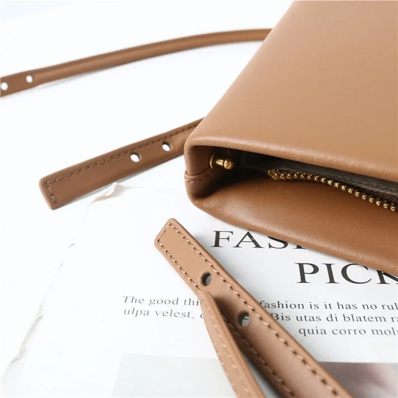 Leather Single Underarm Shoulder Messenger Bag