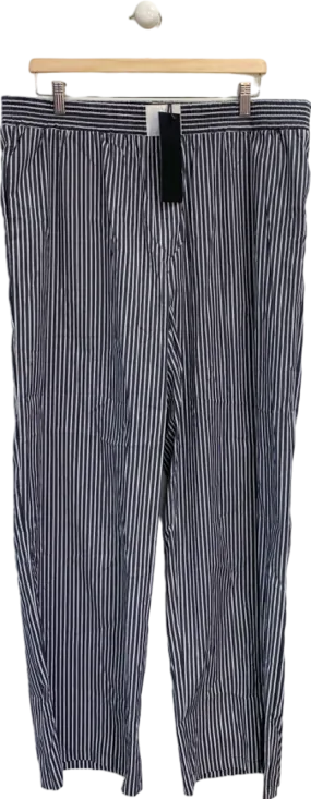 Lioness Black and White Pinstripe Trousers UK XXL