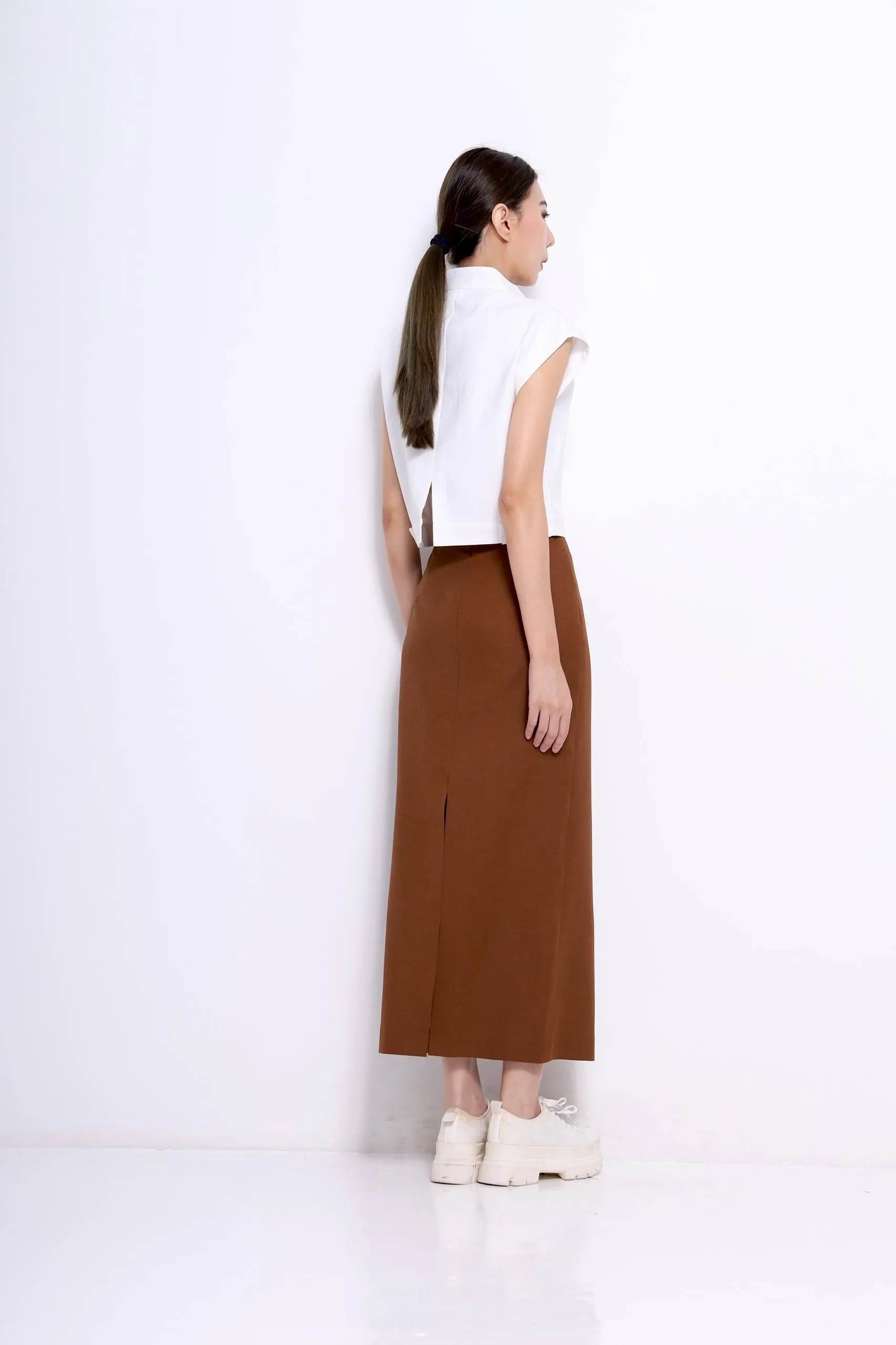 Lisa Pencil Midaxi Skirt