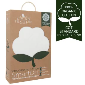 Living Textiles Organic Smart-Dri Waterproof Mattress Protector - Standard Cot