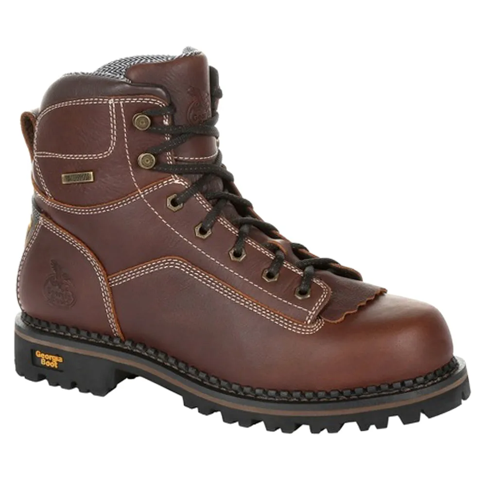 Logger 6 Inch Waterproof Soft Toe Work Boots