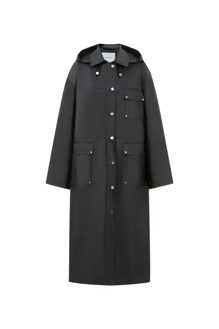 Madeasa Hooded Trench Coat