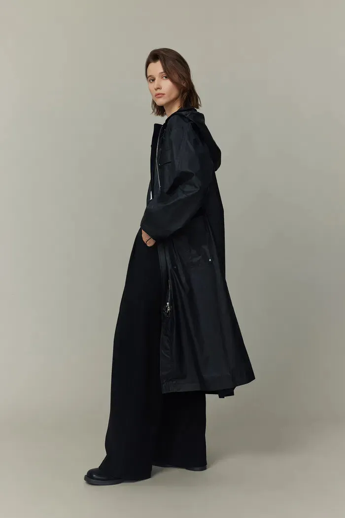 Madeasa Hooded Trench Coat