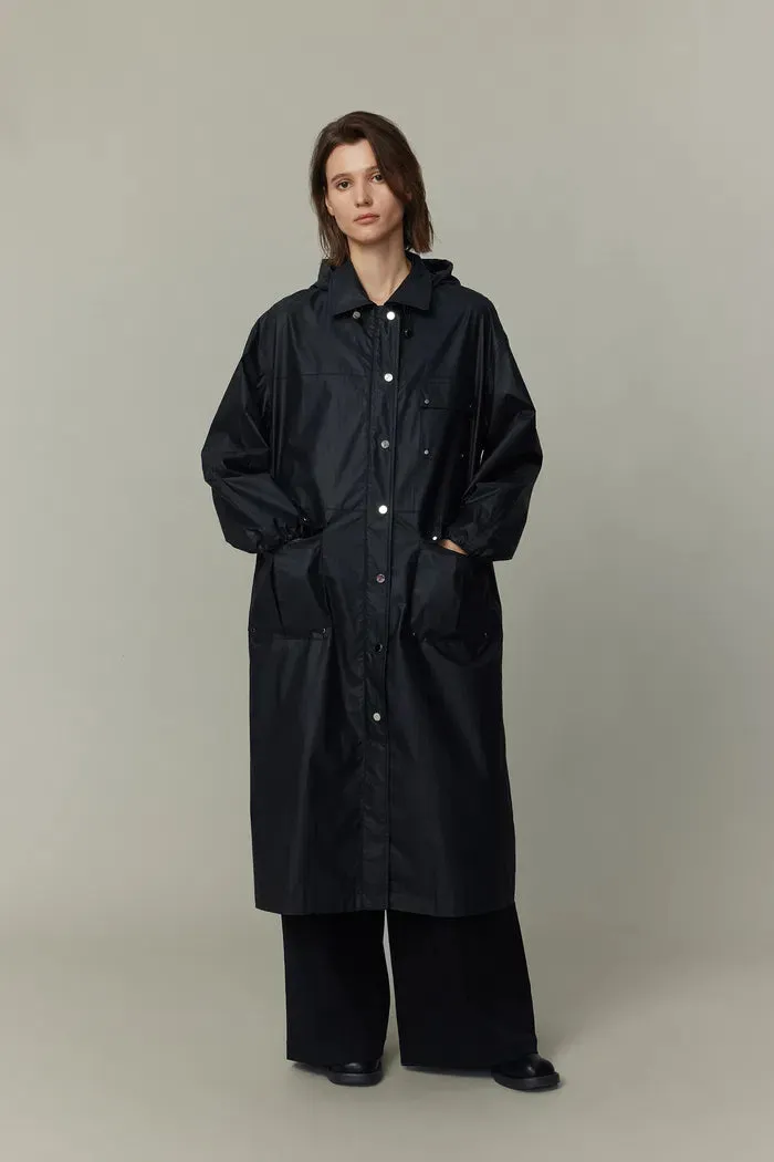 Madeasa Hooded Trench Coat