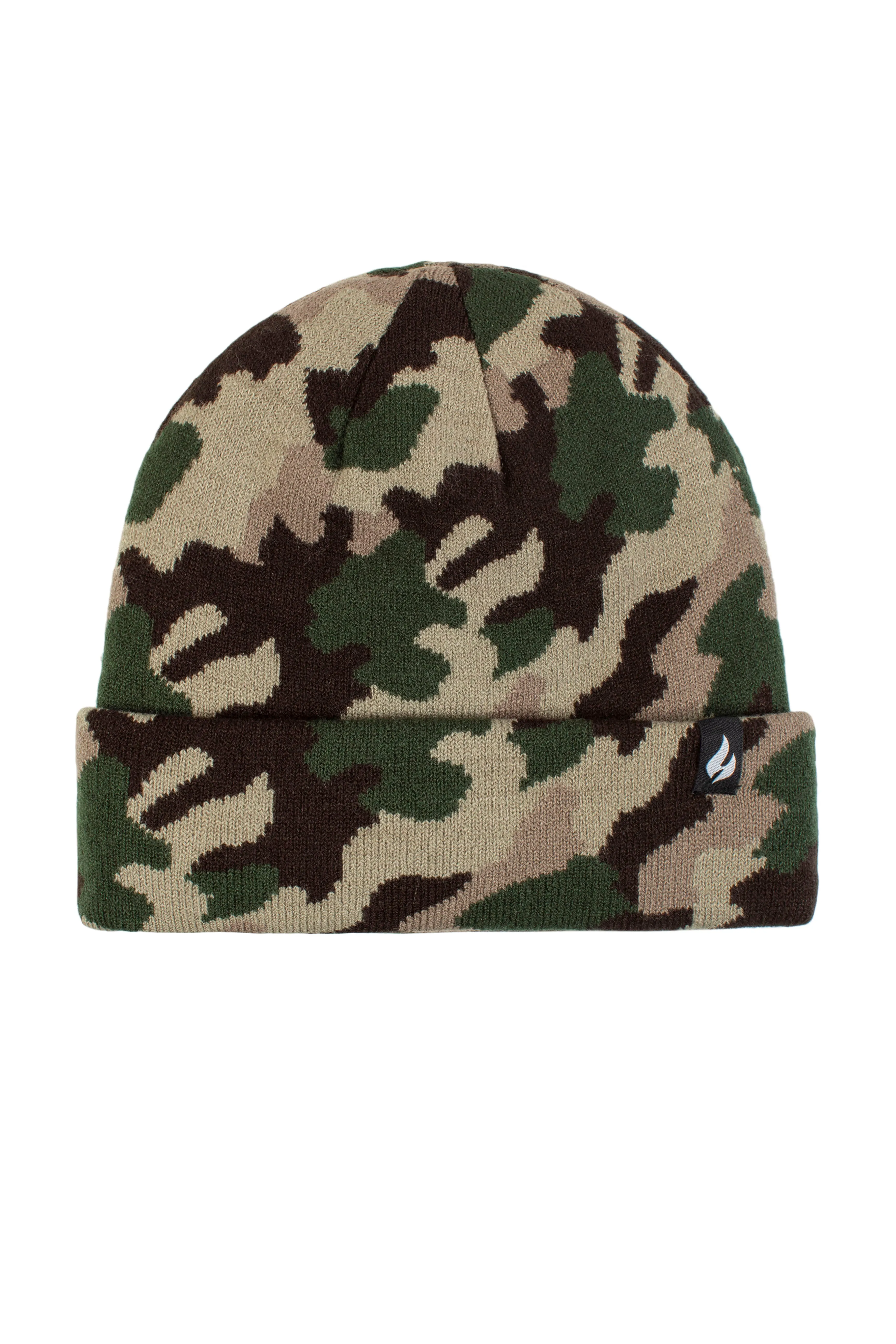 Men's Gunner Camouflage Knit Roll Up Hat