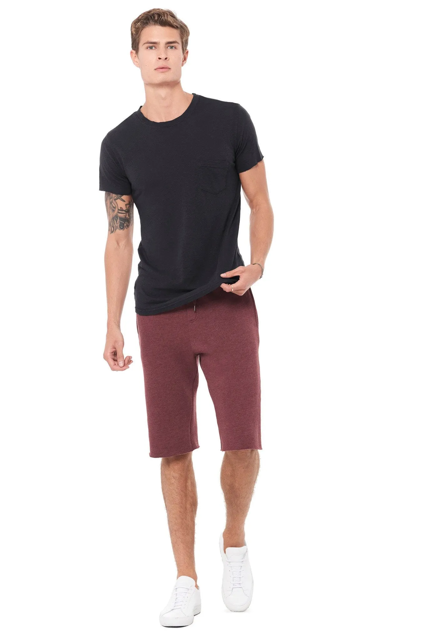 Men's Linen Blend Pocket Tee